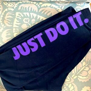 Nike — Just Do it Purple Leggings